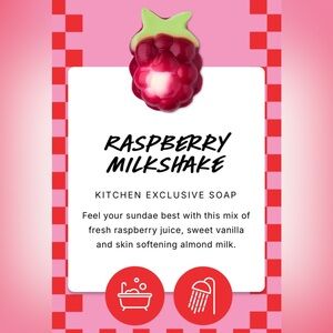 LUSH Raspberry Milkshake Soap